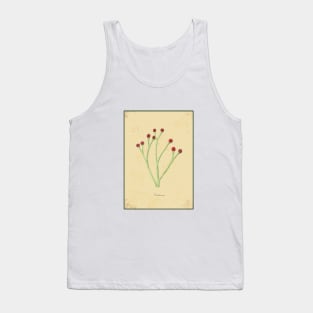 Cooksonia, botanical watercolor painting Tank Top